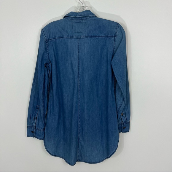 Anthropologie Holding Horses Murelet Chambray Buttondown Tunic NWT 2 - Picture 7 of 9
